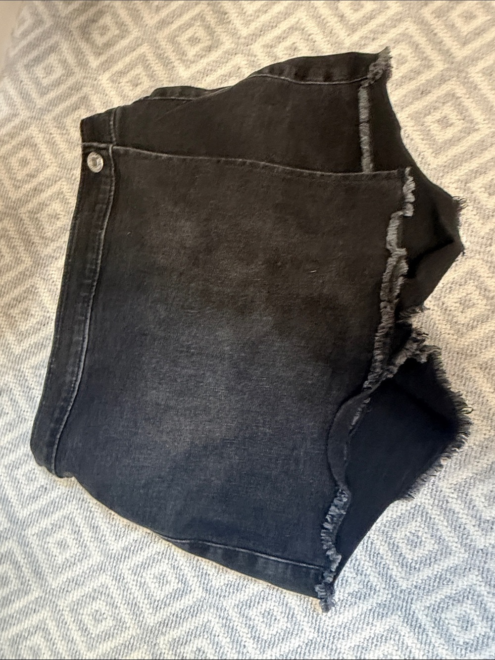 abercrombie kids Black denim skirt